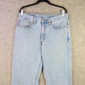 Levis 550 Jeans Mens 34x34 Blue Relaxed Fit Tapered Leg Denim 100% Cotton